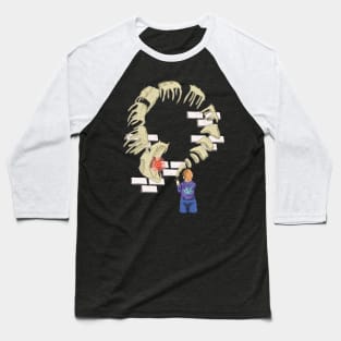 Snake graffiti Baseball T-Shirt